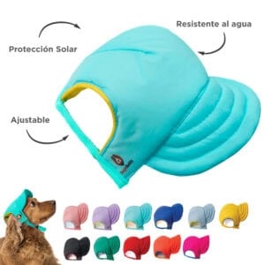 alt="gorra para perros BeagleBuddy con textos referencia "MENTA"
