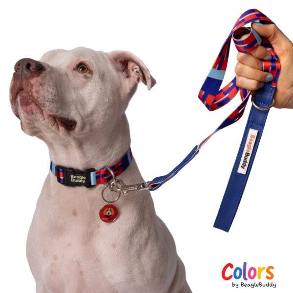 Correa en cuero vegano y reata Ref. CHISPA